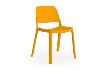 Sedia a 4 gambe UNISIT NKS arancione