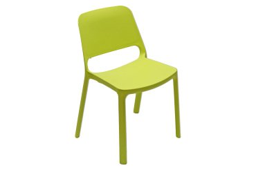 Sedia a 4 gambe UNISIT NKS giallo acido