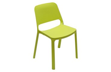 Sedia a 4 gambe UNISIT NKS giallo acido
