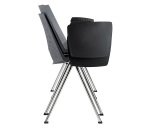 Sedia a 4 gambe con tavoletta UNISIT Strike SKT grigio