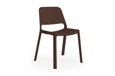 Sedia a 4 gambe UNISIT NKS marrone