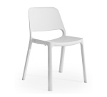 Sedia a 4 gambe UNISIT NKS bianco ghiaccio