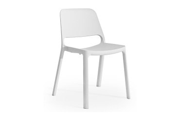 Sedia a 4 gambe UNISIT NKS bianco ghiaccio