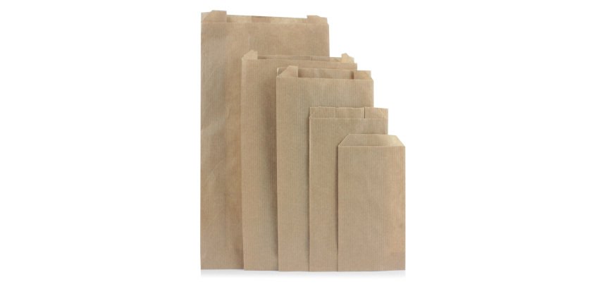 Sacchetti avana in carta sealing avana - dimensioni (H x L): 28 x 14 cm - 100 unità