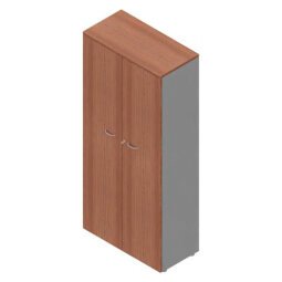 Armadio alto Quadrifoglio Ante legno Noce Canaletto 900 x 450 x 2.000 mm