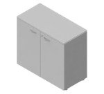 Mobile con ante Miami l 90 x p 45 cm