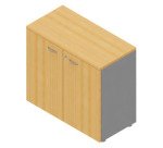 Mobile con ante Miami l 90 x p 45 cm