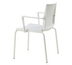 Sedia comunità a 4 gambe UNISIT Atenea ATBR/BI bianco