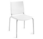 Sedia comunità a 4 gambe UNISIT Atenea ATS/BI bianco