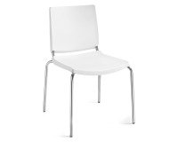 Sedia comunità a 4 gambe UNISIT Atenea ATS/BI bianco