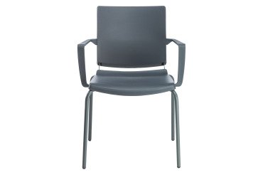 Sedia comunità a 4 gambe UNISIT Atenea ATBR/AT antracite