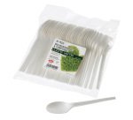 Cucchiaio LEONE CPLA bianco 50 unità