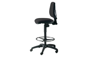 Sgabello UNISIT EOE1 Esos tessuto Eco nero