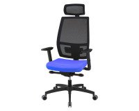 Sedia girevole UNISIT MAAPG Melania King L blu