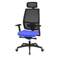 Sedia girevole UNISIT MAAPG Melania King L blu