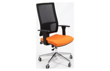 Sedia girevole UNISIT NDAY Nereide King L arancione