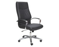 Poltrona direzionale UNISIT Cygnus CYPC Ecopelle nero