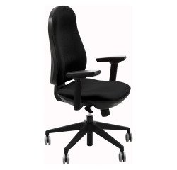 En_sedia girevole nero unisit ariel operadl