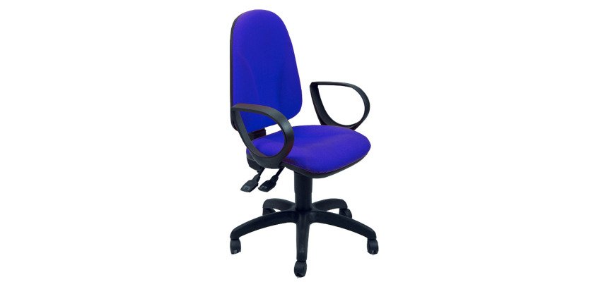 Sedia operativa Eco Smart girevole UNISIT Team TMSY blu