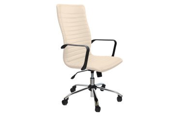 Sedia girevole UNISIT EPPC Euterpe Ecopelle bianco