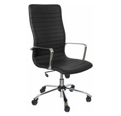 Sedia girevole UNISIT EPPC Euterpe Ecopelle nero