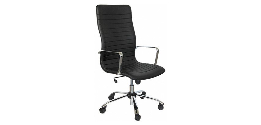 Sedia girevole UNISIT EPPC Euterpe Ecopelle nero