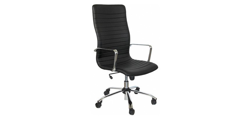 Sedia girevole UNISIT EPPC Euterpe Ecopelle nero