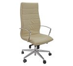 Poltrona girevole UNISIT Aquarius AQPFA/KP ecopelle colore crema