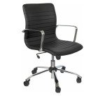 Sedia girevole UNISIT EPDC Euterpe Ecopelle nero