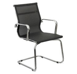 Sedia interlocutore UNISIT Pollux Space PXV Rete nero
