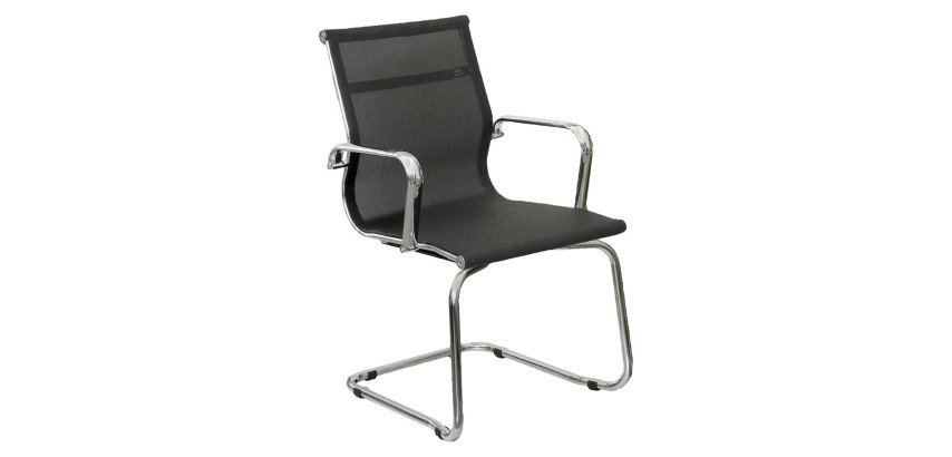 Sedia interlocutore UNISIT Pollux Space PXV Rete nero