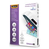 Buste Pouches per plastificazione Fellowes A5 80 micron finitura lucida in conf.  da 100 pz