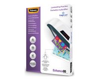 Fellowes ImageLast Enhance Laminating Pouch A5 Glossy 2 x 80 (160 Microns) Transparent Pack of 100