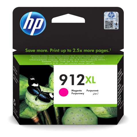 Cartuccia inchiostro HP originale 912XL magenta 3YL82AE