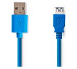 nedis Cable CCGP61010BU30 1 x USB 3.0 A Male to 1 x USB 3.0 A Female 3m Blue