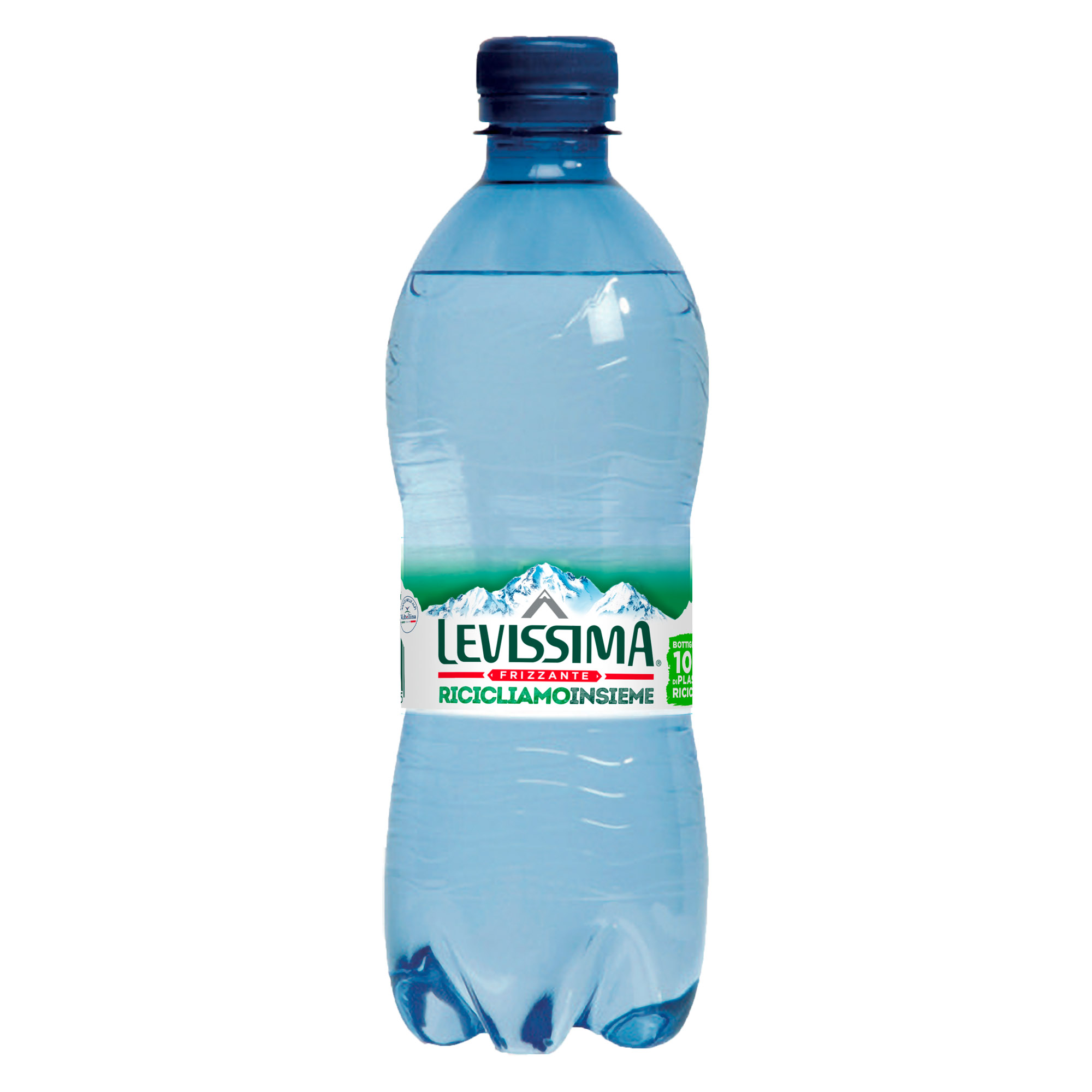 Acqua minerale frizzante Levissima 6 bottiglie RPET 0,5 L su