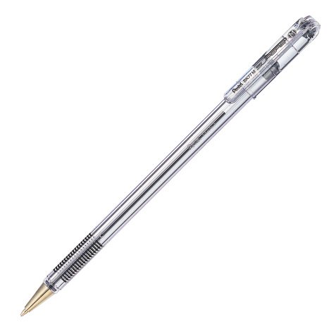 Pentel® Superb medium point ballpoint pen black 12bx