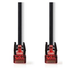 nedis Cat 6 UTP Network Cable CCGP85200BK10 1 x RJ45 Male to 1 x RJ45 Male 1m Black