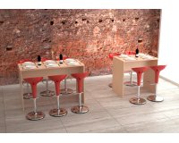 En_tavolo alto ristoro faggio 110x70x1050dl