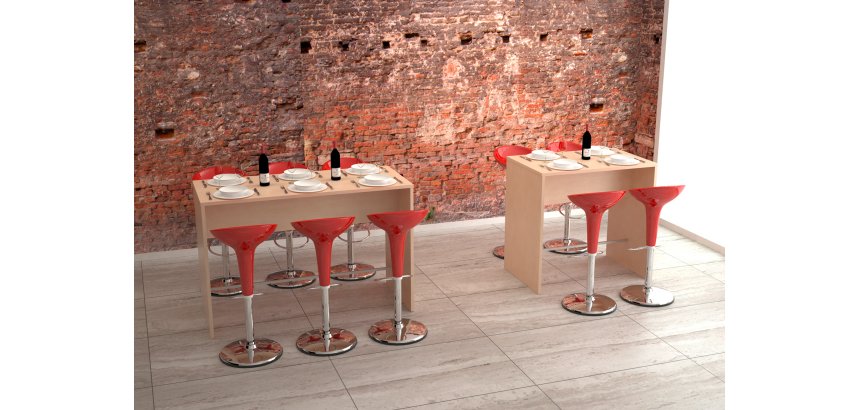 Tavolo alto ristoro Artexport Faggio 1.100 x 700 x 1.050 mm