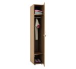 Armadio spogliatoio 1 posto in legno l 33 x p 52 x h 185 cm
