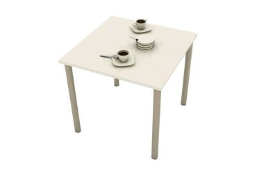 En_tavolo coffebreak bianco 78x80x72h    dl