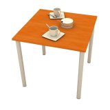 En_tavolo coffebreak noce chiaro 78x80x72dl