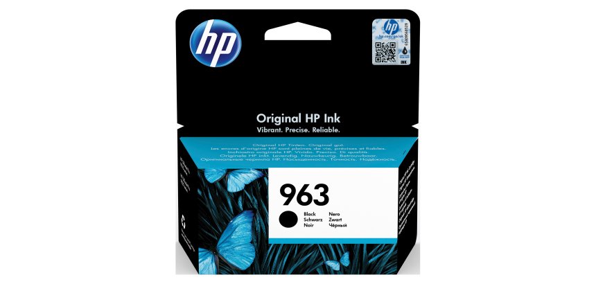 Cartuccia inchiostro HP originale 963 nero 3JA26AE