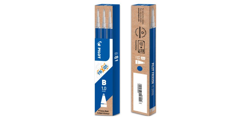 Refill x penna sfera Frixion tratto grosso 3 pezzi