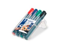 Marcatori permanenti STAEDTLER Lumocolor Tonda assortito 4 unità