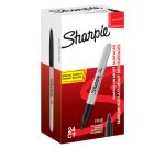 Marcatore Sharpie conica 1.0 mm nero 24 unità