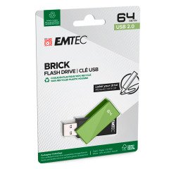Chiavetta USB EMTEC C350 64 gb verde