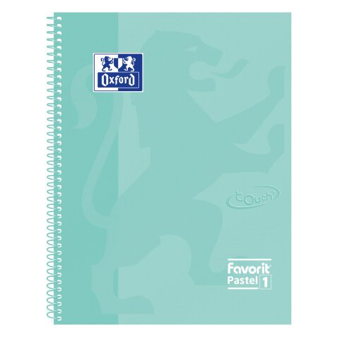 Quaderno spiralato OXFORD Favorit Pastel 1/3 A4 Azzurro