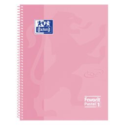 Quaderno spiralato OXFORD Favorit Pastel 1/3 A4 Rosa